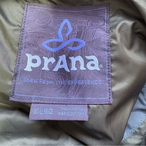 Prana Women's Evelina Hooded Down Puffer Quilted Zip & Toggle Blue‎ Vest Size XL - Picture 6 of 10